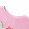 Vidaxl -Kinderhemd mit kurzen Ärmeln 116 leuchtend rosa