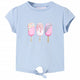 Vidaxl Kinderhemd 128 Blau