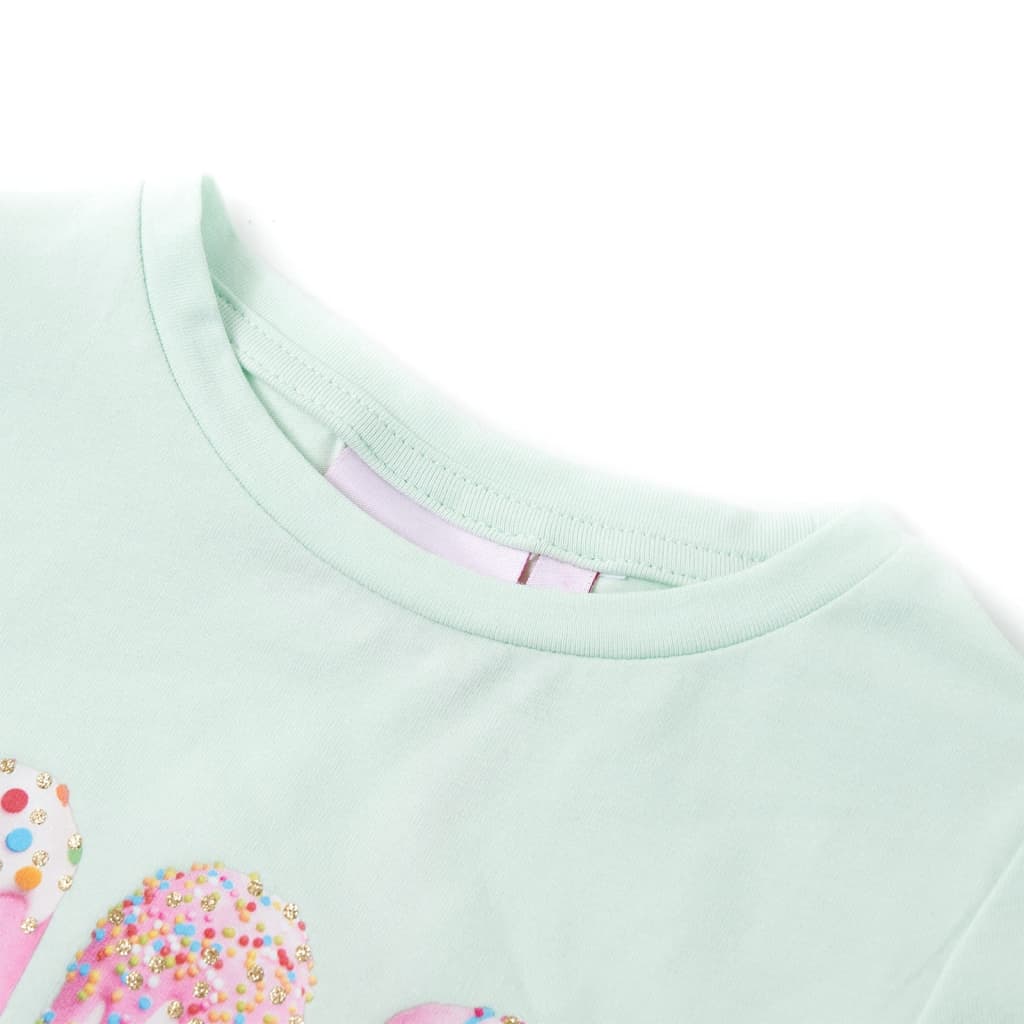 Vidaxl Kinderhemd 116 Leichte Minze