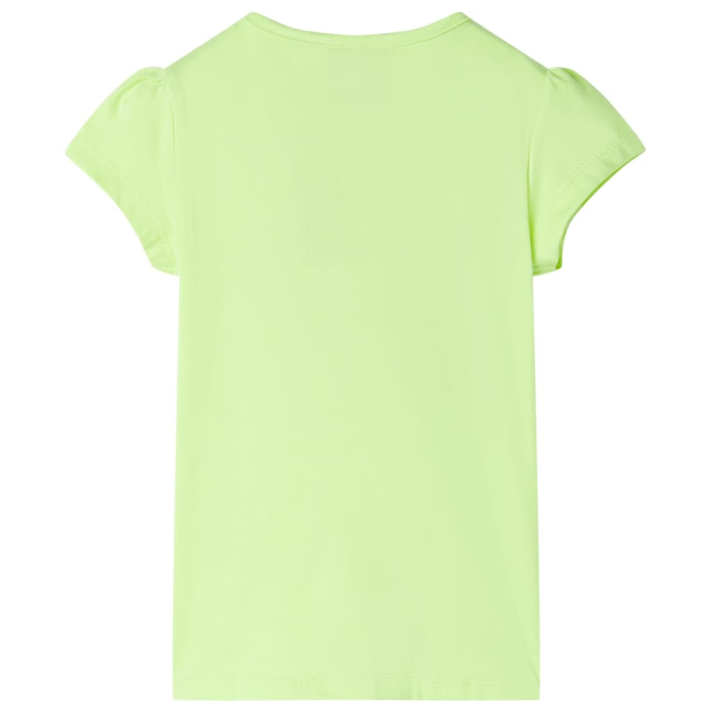 Vidaxl Kinderhemd 92 Neongeel