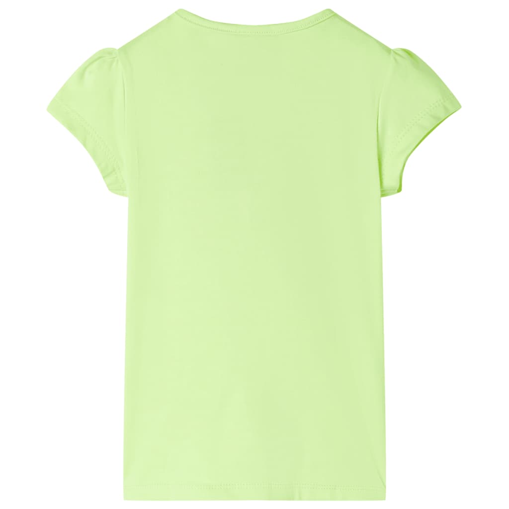 Vidaxl Kinderhemd 104 Neongeel