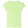 Vidaxl Kinderhemd 116 Neongeel