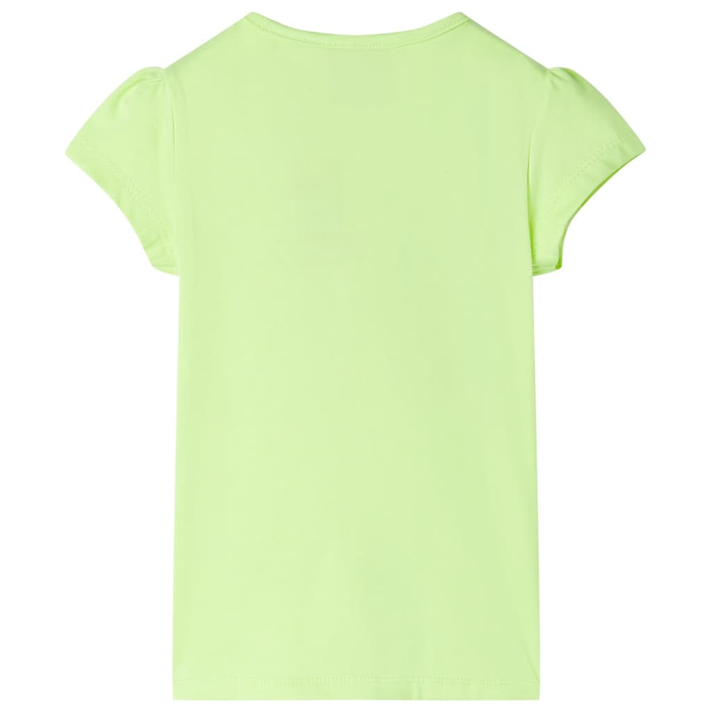 Vidaxl Kinderhemd 116 Neongeel
