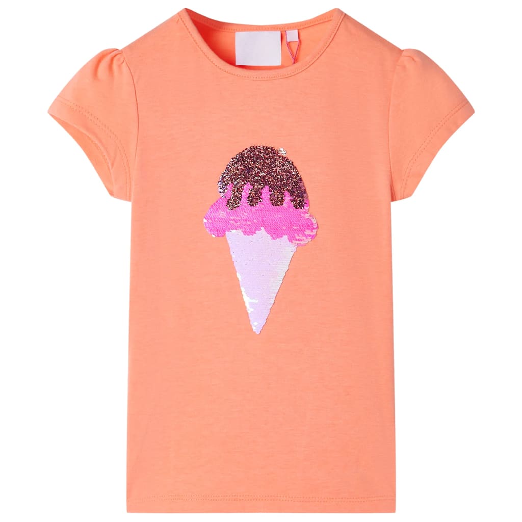 Vidaxl Kinderhemd 104 Neonoranje