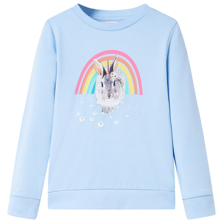 Vidaxl Kinderpullover 92 hellblau