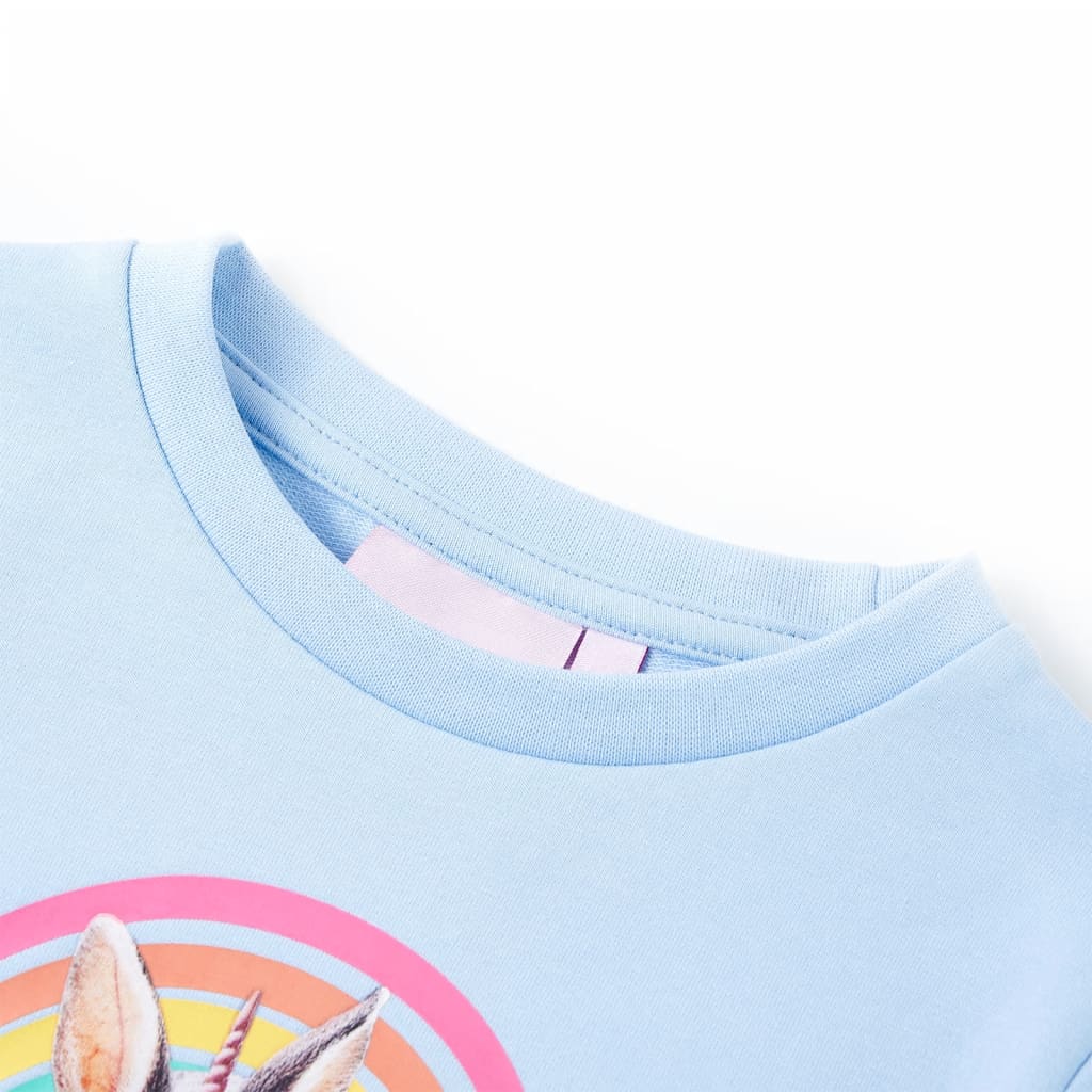 Vidaxl Kinderpullover 92 hellblau