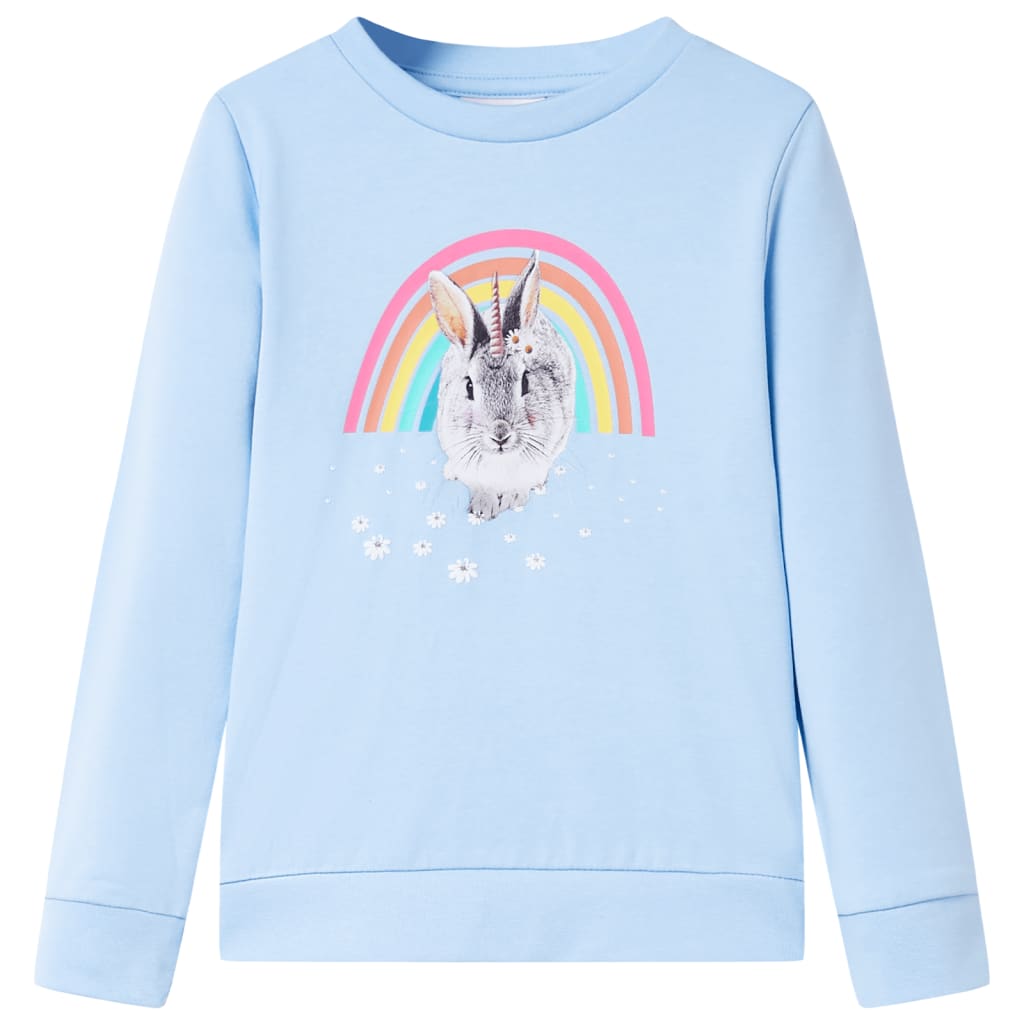 Vidaxl Kinderpullover 140 hellblau