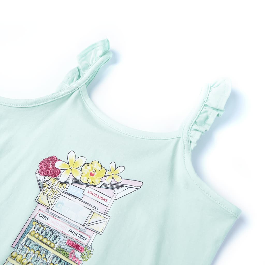 VIDAXL -Kinder -Top 140 Light Mint -Colored