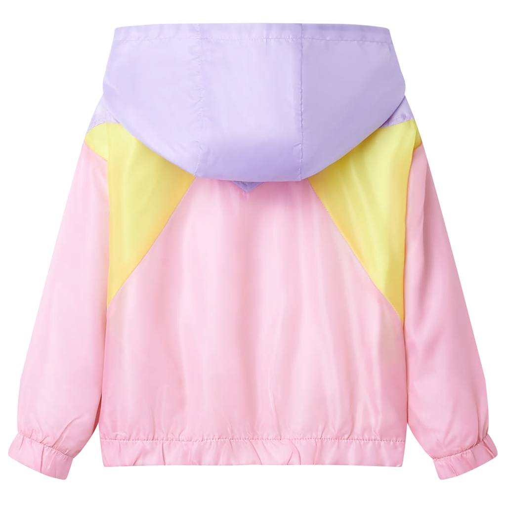 Vidaxl Kinderjacke mit Kapuze und Reißverschluss 116 Multi -Colored
