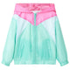 Vidaxl -Kinderjacke mit Kapuze und Reißverschluss 128 Multi -Colored