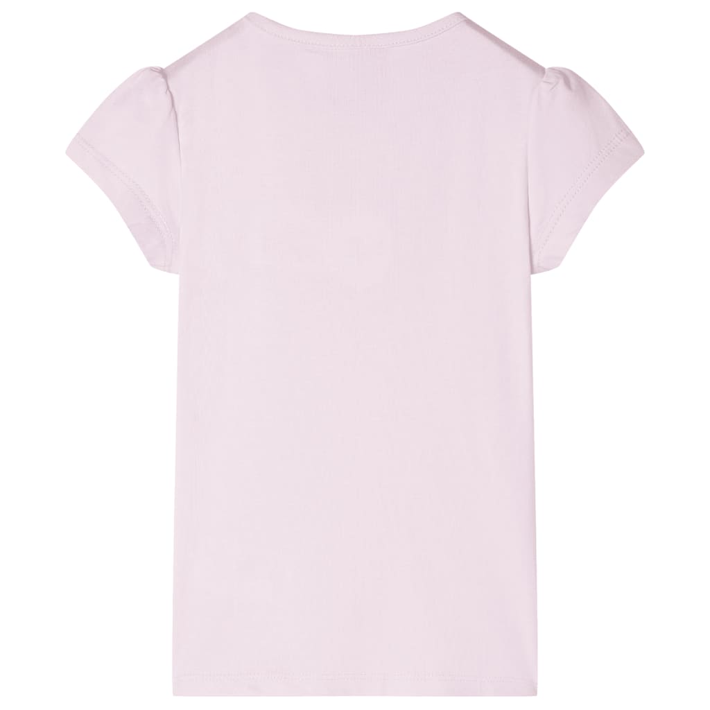 Vidaxl -Kinderhemd mit Kappe Ärmel 92 weiches Rosa