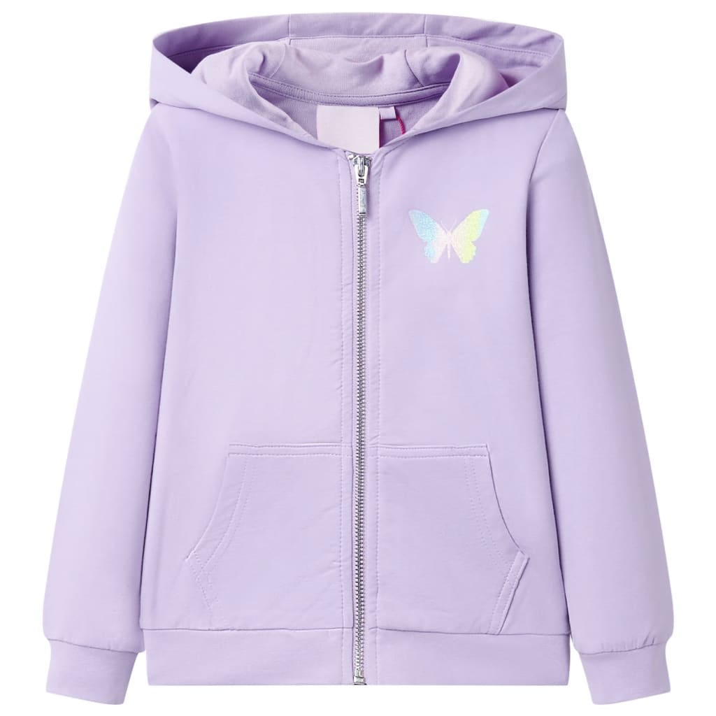 Vidaxl Kinderweste mit Hood 116 Lila