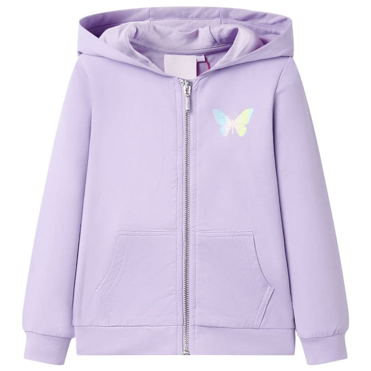 Vidaxl Kinderweste mit Hood 116 Lila