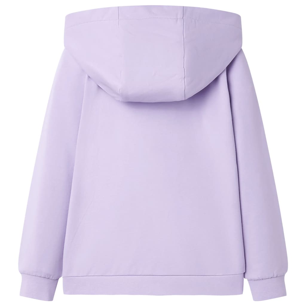 Vidaxl Kinderweste mit Hoody 128 Lila