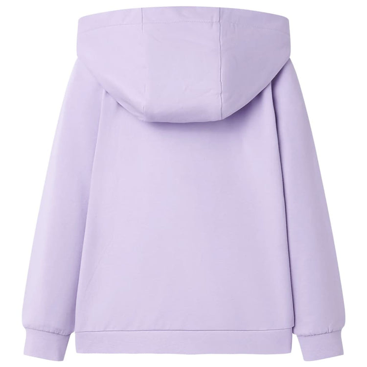 Vidaxl Kinderweste mit Hoody 128 Lila