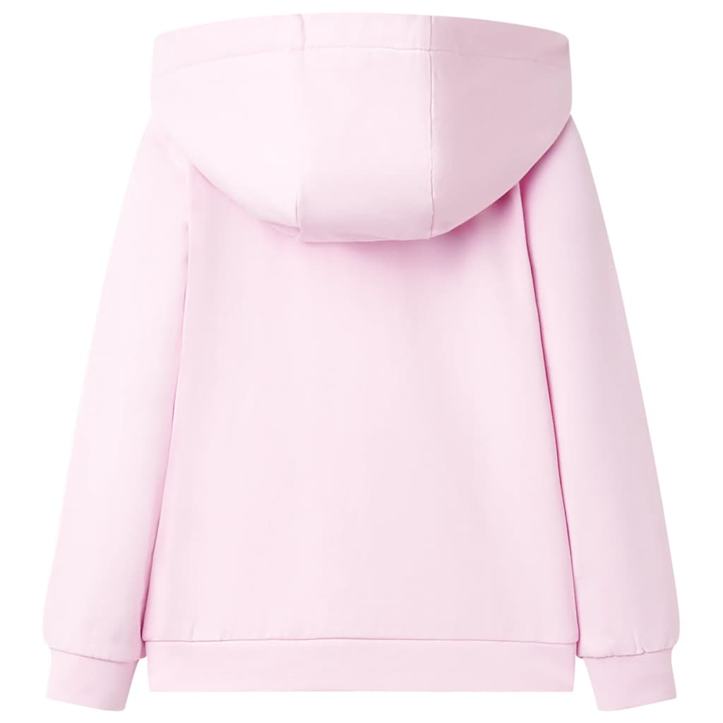 Vidaxl Kinderweste mit Hood 104 hellrosa