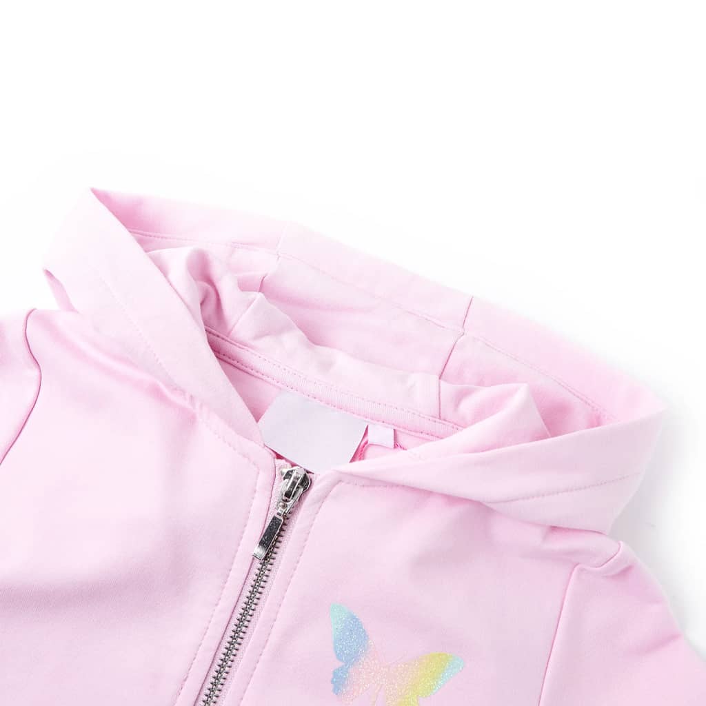 Vidaxl Kinderweste mit Hood 116 hellrosa