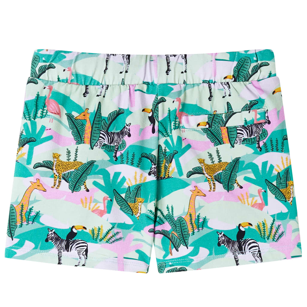 Vidaxl Kindershorts mit Trekoord 140 Light Mint -Colored