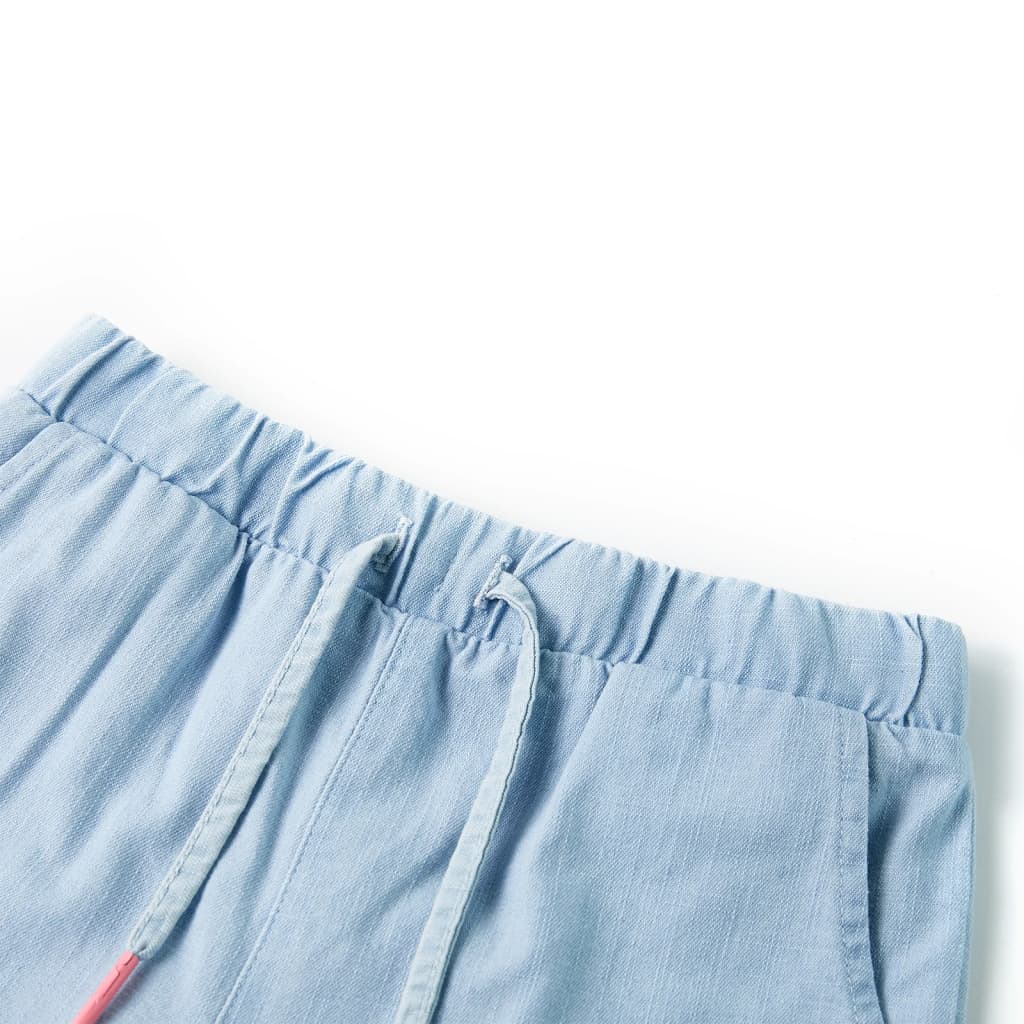 Vidaxl Kindershorts 128 weiche Drehstätte blau