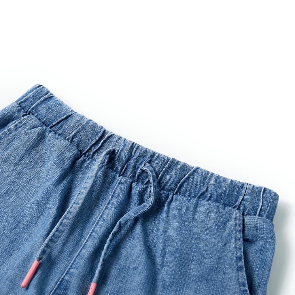 Vidaxl Kindershorts 104 Denim Blau