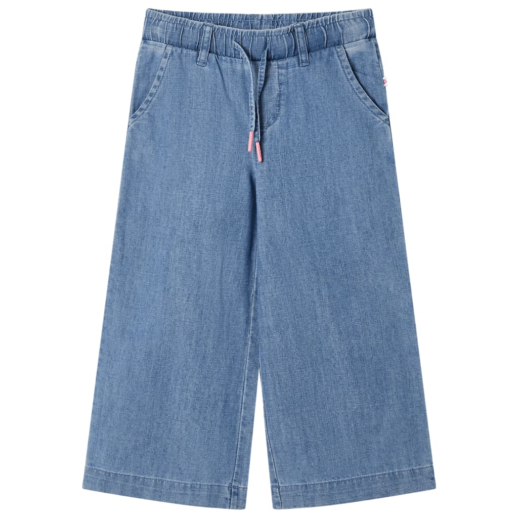 Vidaxl Kinderbroek 116 Denim Blau