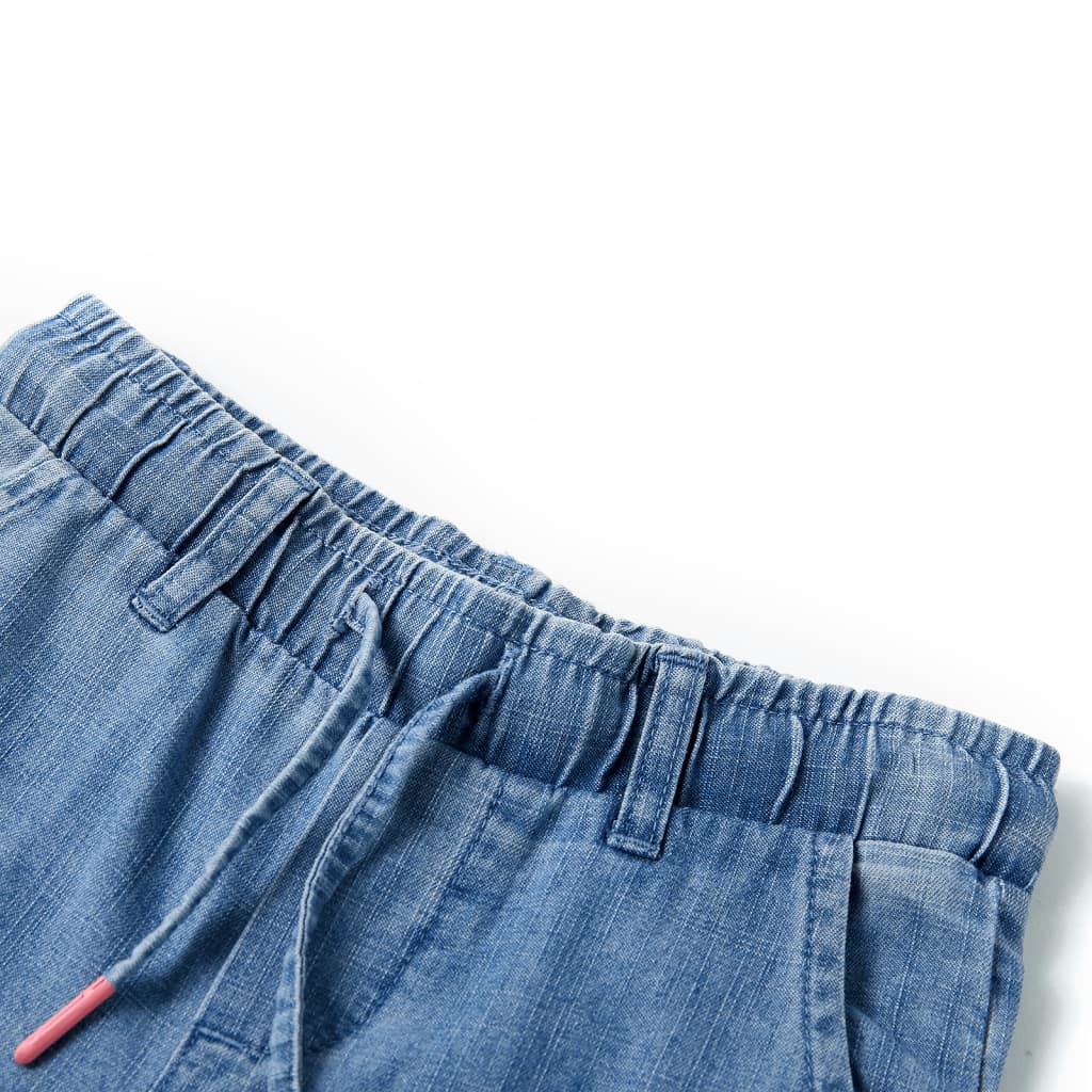 Vidaxl Kinderbroek 116 Denim Blau