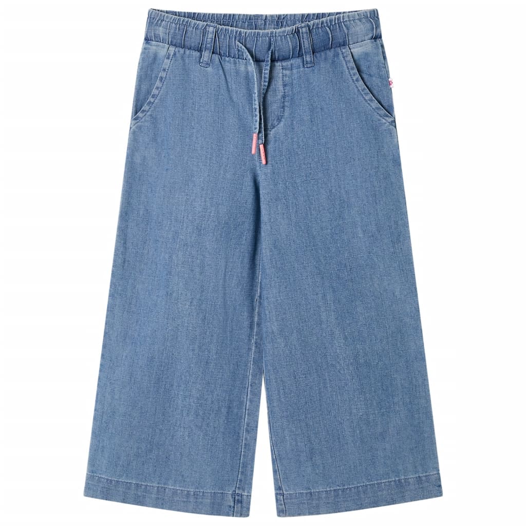 Vidaxl Kinderbroek 128 Denim Blau