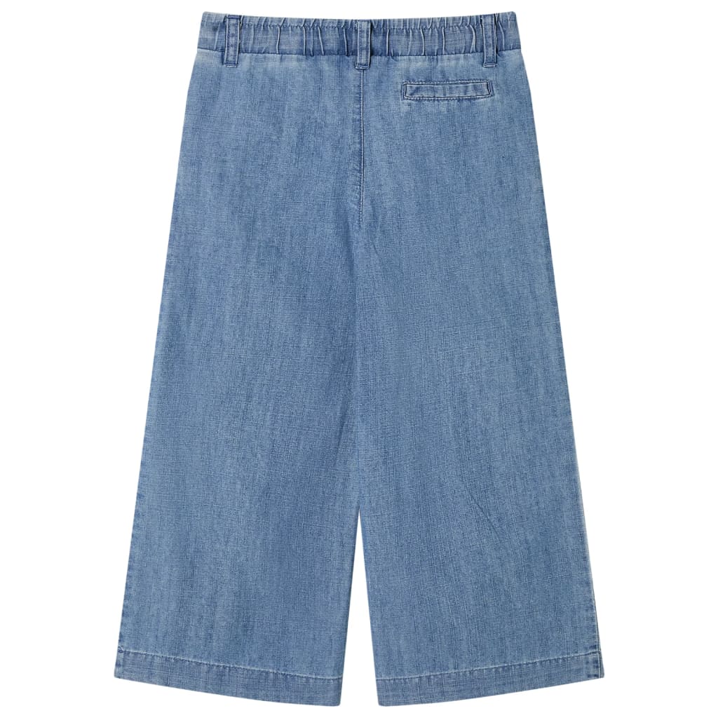 Vidaxl Kinderbroek 128 Denim Blau