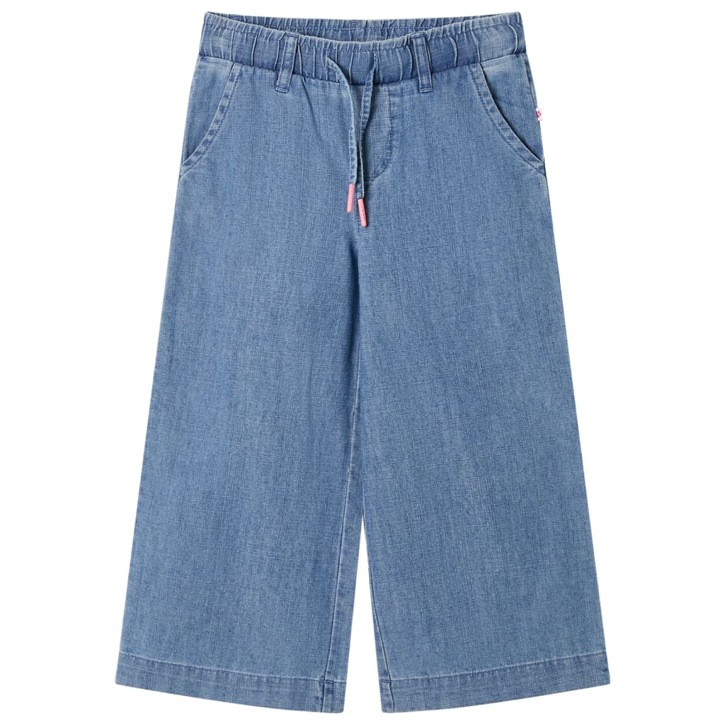 Vidaxl Kinderbroek 140 Denim Blau