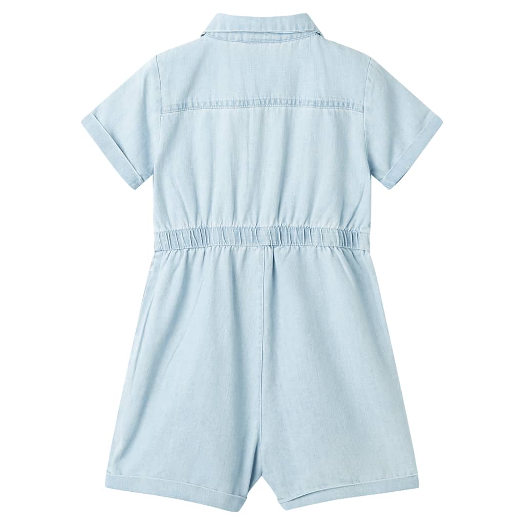 Vidaxl Kindersesia mit kurzen Ärmeln 92 Weichblau
