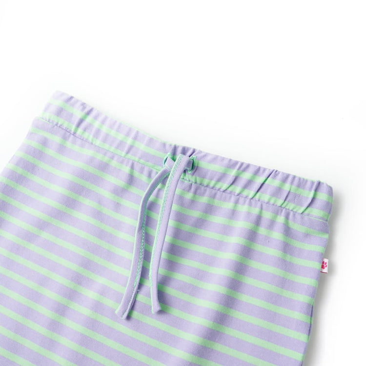 Vidaxl -Kinderrock gerade mit Streifen 104 Felmintfarben