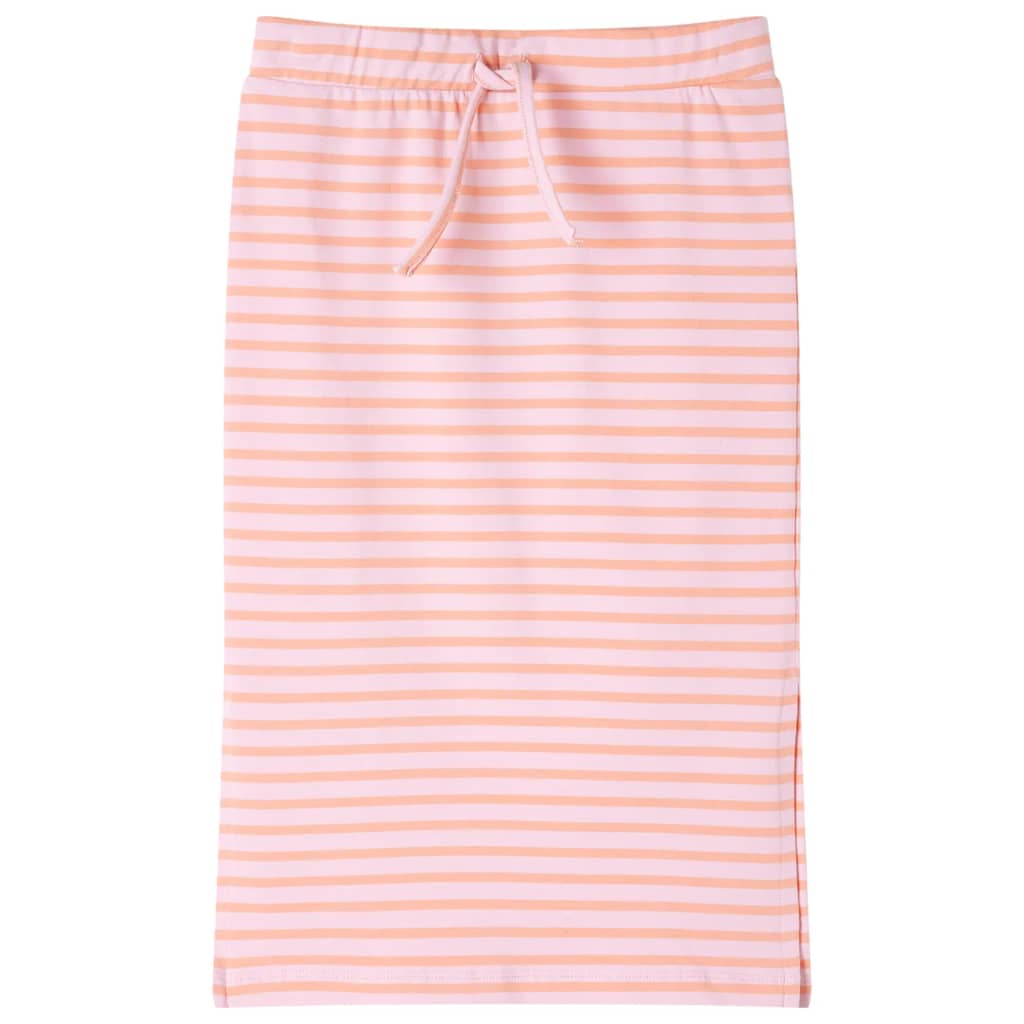 Vidaxl Kinderrock gerade mit Streifen 92 Pink