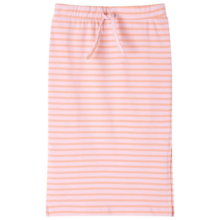 Vidaxl Kinderrock gerade mit Streifen 92 Pink