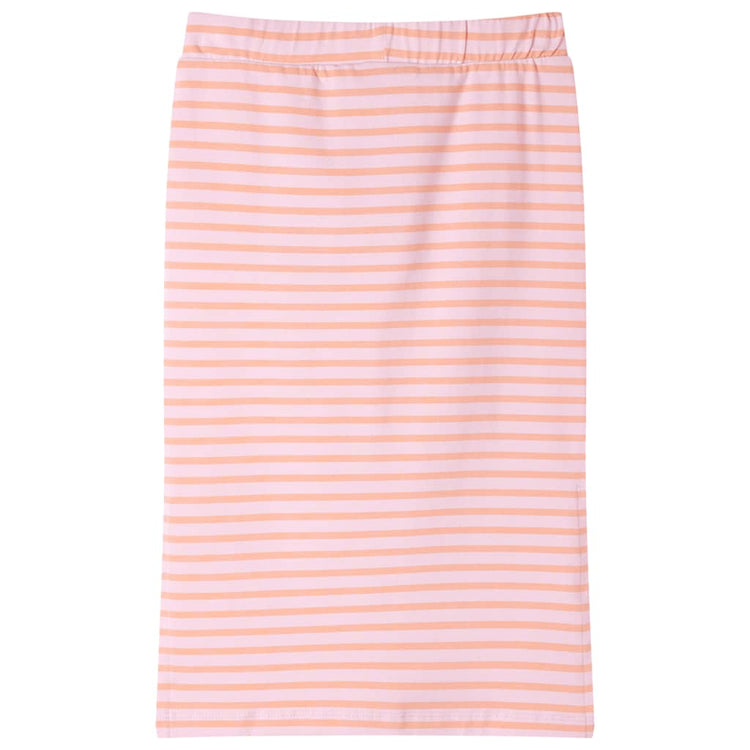 Vidaxl Kinderrock gerade mit Streifen 92 Pink