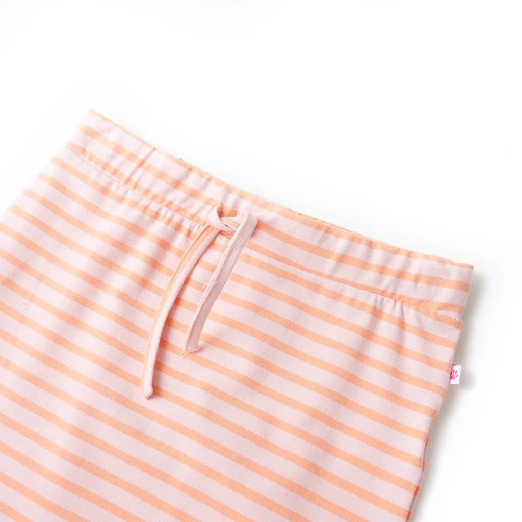 Vidaxl Kinderrock gerade mit Streifen 92 Pink