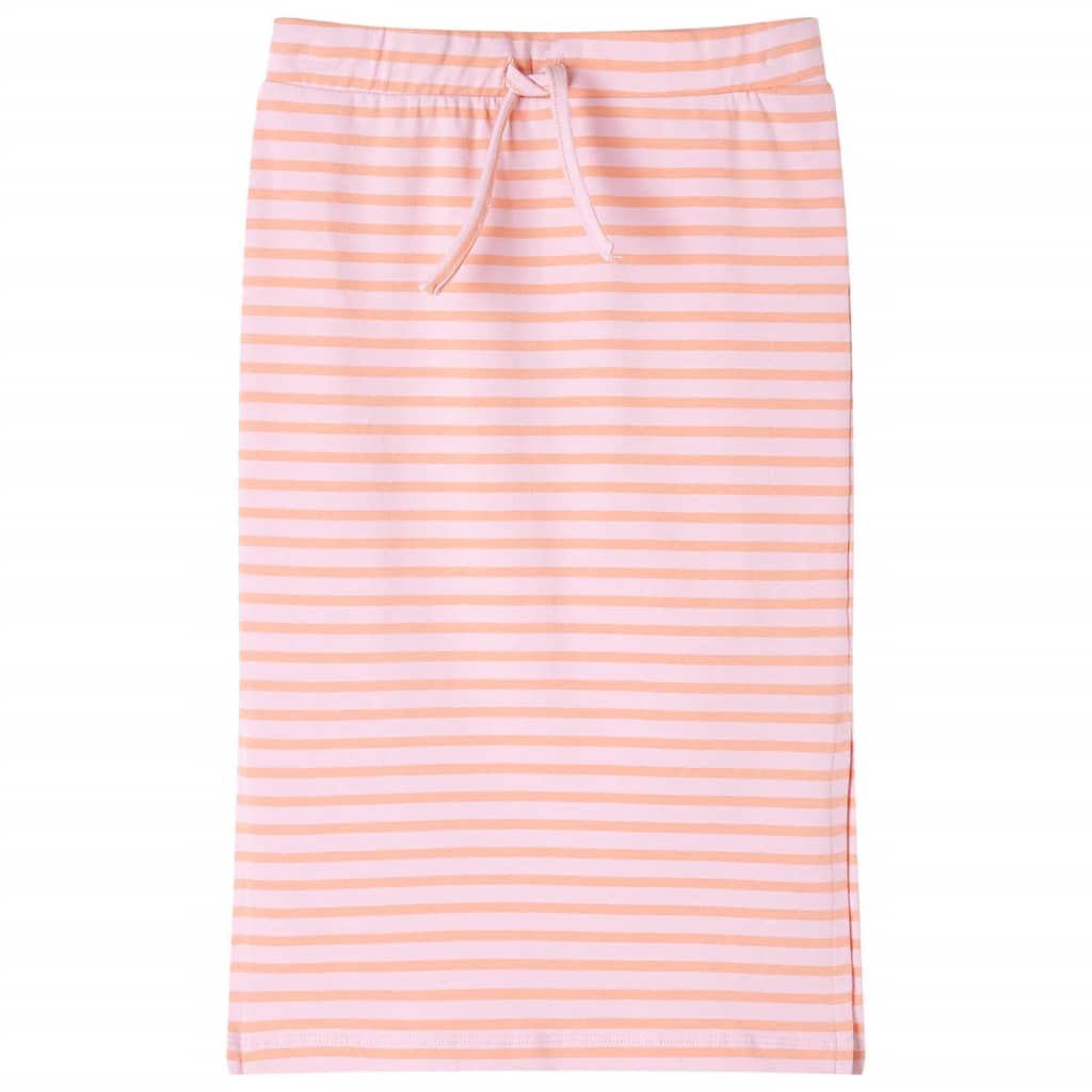 Vidaxl Kinderrock gerade mit Streifen 104 Pink
