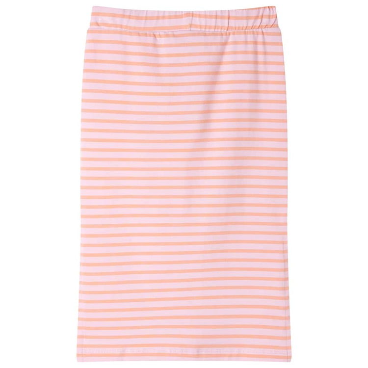 Vidaxl Kinderrock gerade mit Streifen 116 Pink