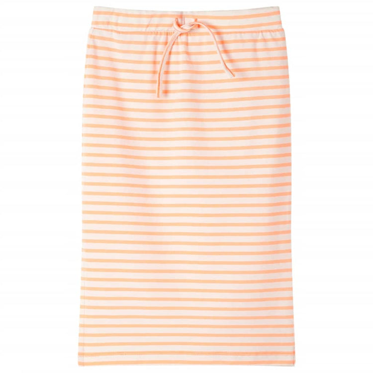 Vidaxl -Kinderrock gerade mit Streifen 92 Fluoreszenz Orange