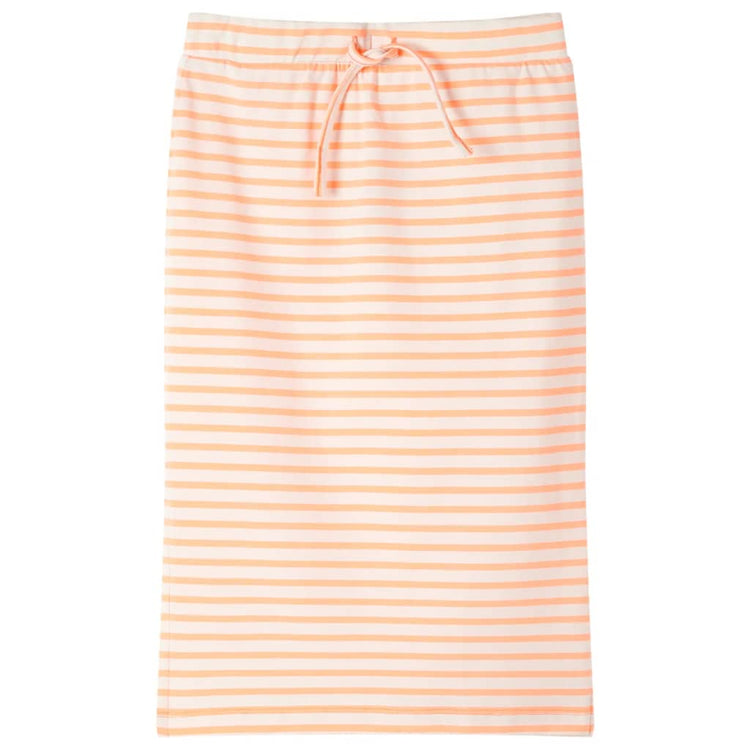 Vidaxl -Kinderrock gerade mit Streifen 104 fluoreszierende Orange