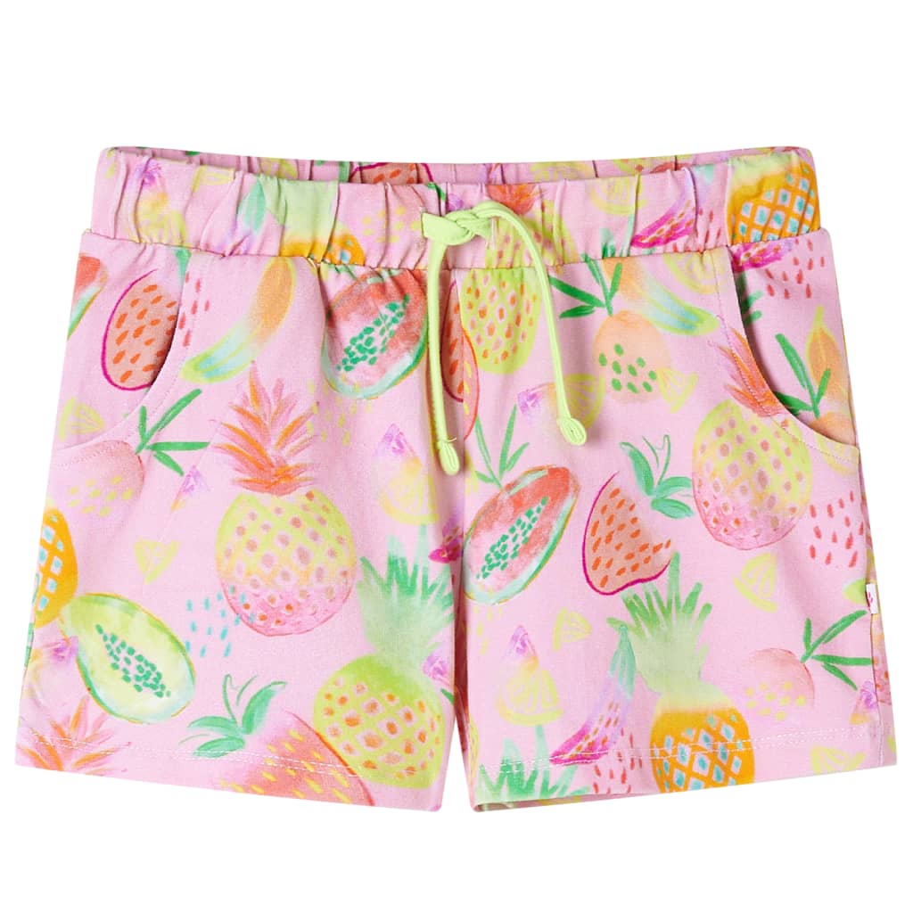 Vidaxl Children's Short mit Trekoord 128 Soft Pink