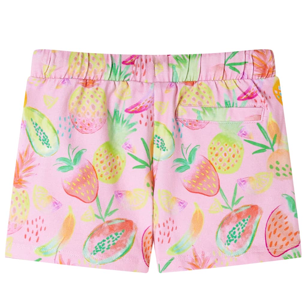 Vidaxl Children's Short mit Trekoord 128 Soft Pink