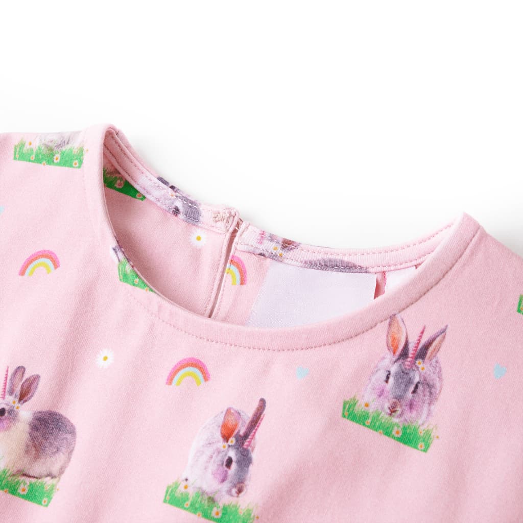 Vidaxl Kinderkleid 92 hellrosa