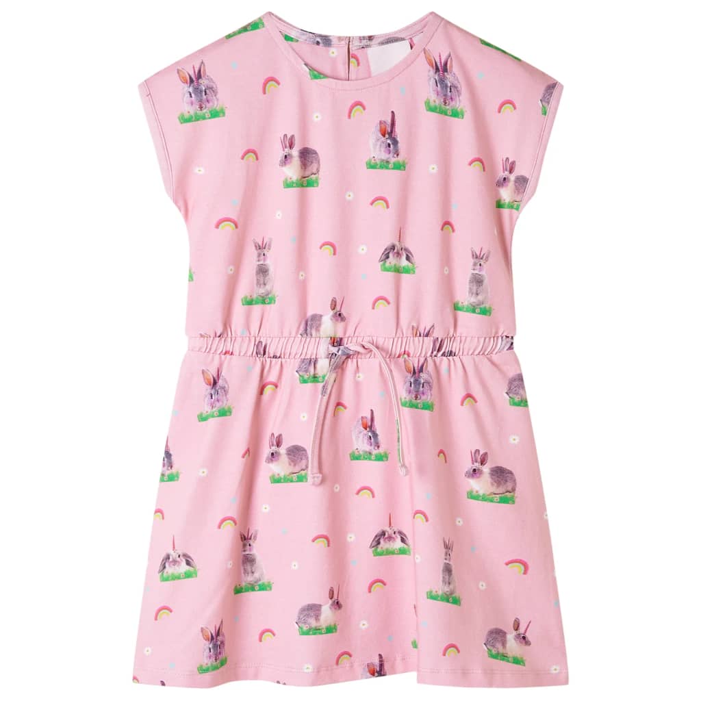 Vidaxl Kinderkleid 128 hellrosa