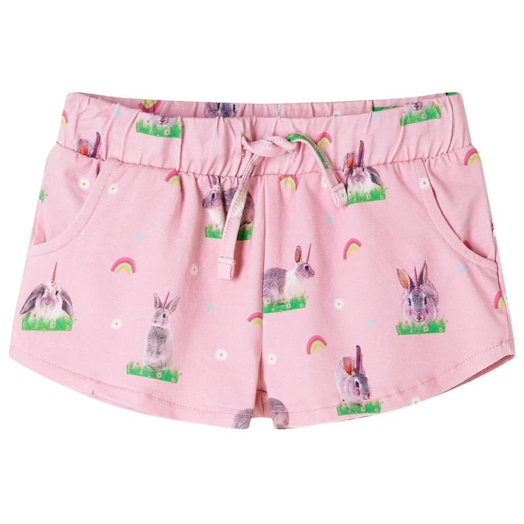 Vidaxl Kindershorts mit Trekoord 140 Hellrosa