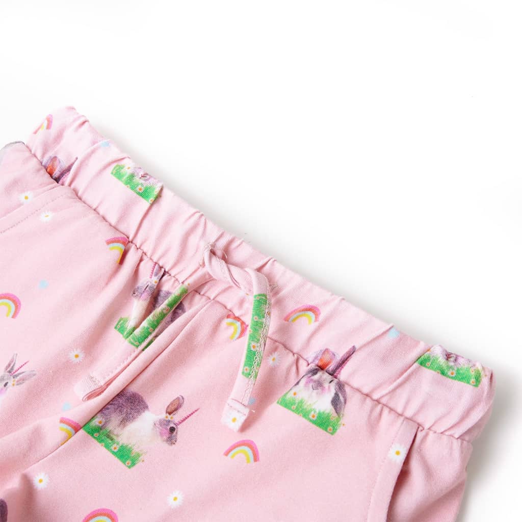 Vidaxl Kindershorts mit Trekoord 140 Hellrosa