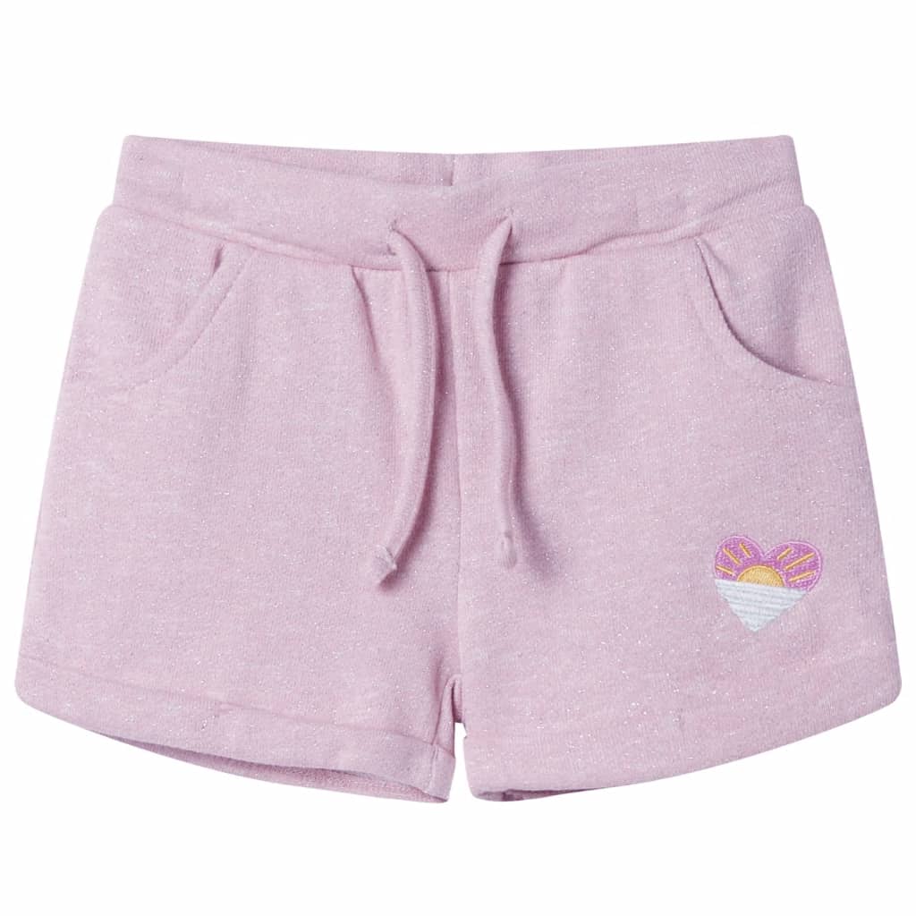 Vidaxl Kindershorts mit Trekoord 128 gemischtes Lila