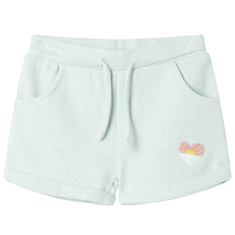 VIDAXL -Kindershorts mit Trekkoord 92 Mixed Light Mint -Colored