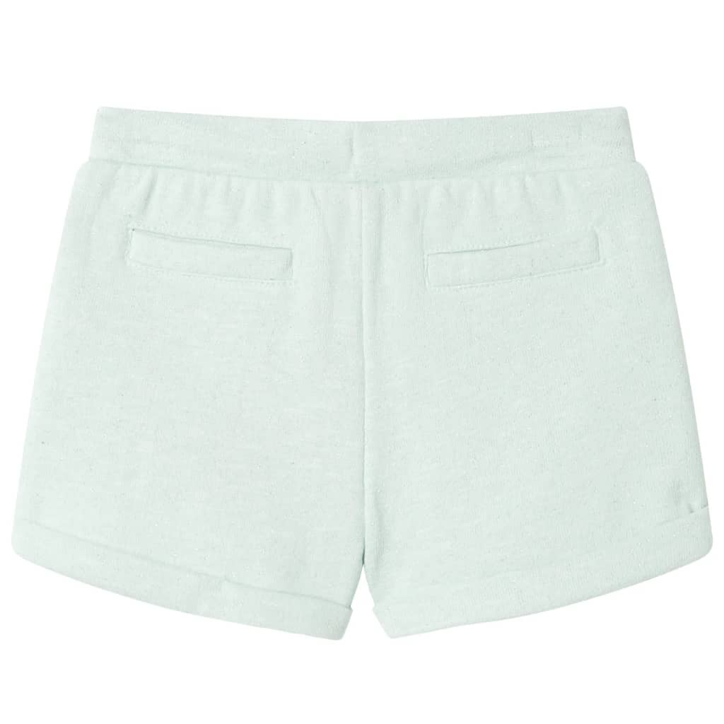 VIDAXL -Kindershorts mit Trekkoord 92 Mixed Light Mint -Colored
