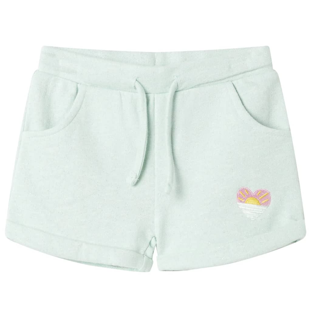 VIDAXL -Kindershorts mit Trekoord 128 Mixed Light Mint -Colored