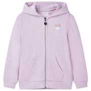Vidaxl Kinderweste mit Motorhaube und Rit 116 Mixed Lila - afbeelding 1